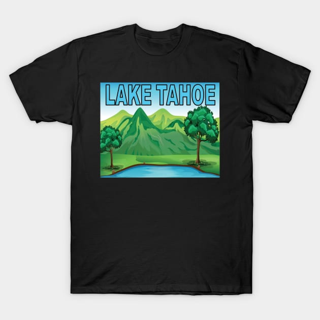 Lake Tahoe T-Shirt by soufyane